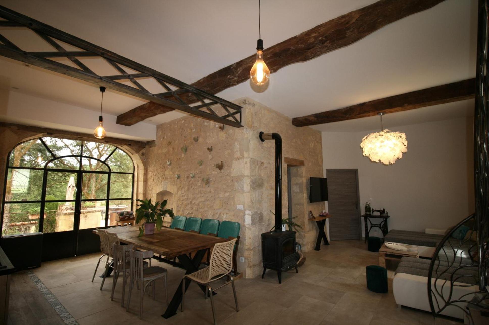 Gite Du Manoir Le Roc Couze-et-Saint-Front Buitenkant foto